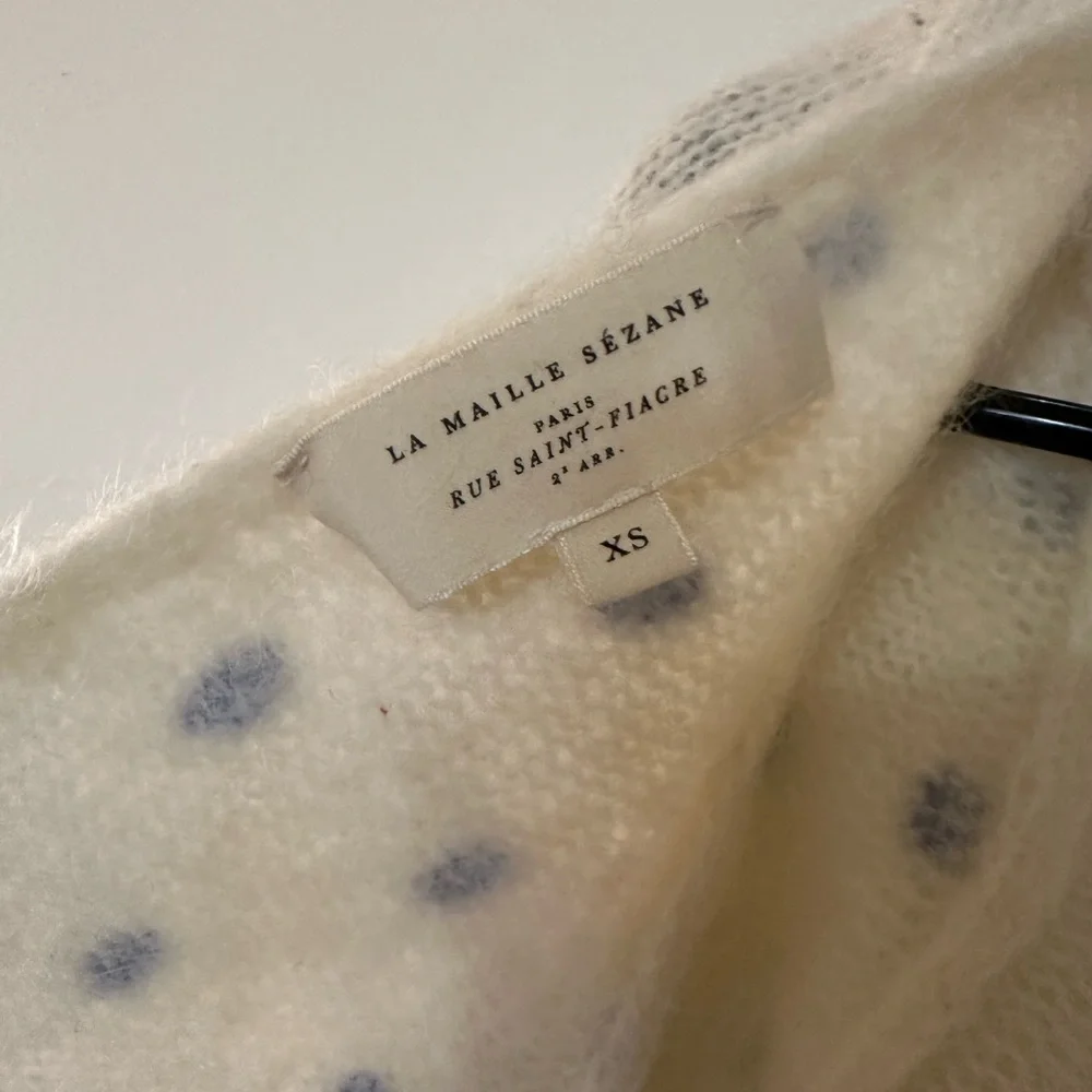 Sezane Paris Alban Jumper Wool Blend Sweater XS - Picture 3 of 8